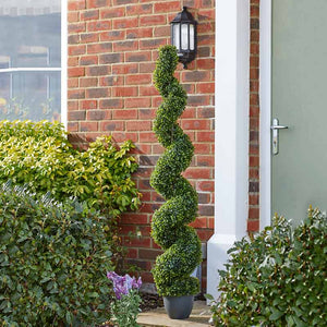 Smart Garden 150cm Artificial Topiary Boxwood Twirl image 0