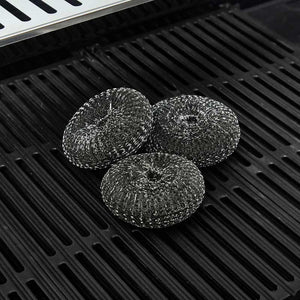 Grillstream Barbecue Scouring Brush Replacement Heads (Pack of 3) image 1