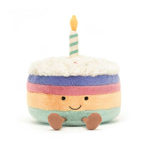 Jellycat Amuseables Rainbow Birthday Cake image 3