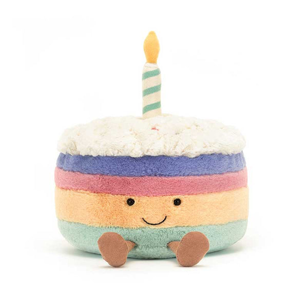 Jellycat Amuseables Rainbow Birthday Cake image 3