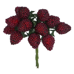 Gisela Graham Dark Red Raspberry Picks image 0