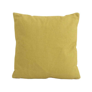 Bramblecrest Square Scatter Cushion, 45 x 45cm - Plain Yellow image 2