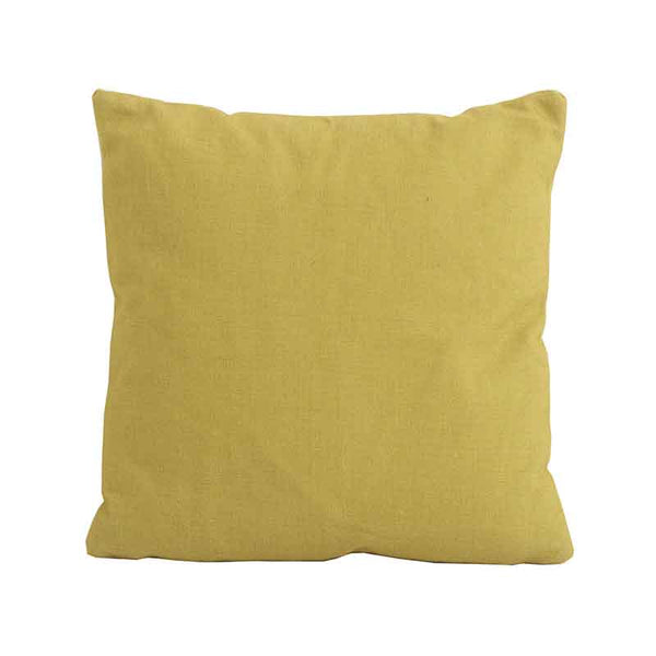 Bramblecrest Square Scatter Cushion, 45 x 45cm - Plain Yellow image 2