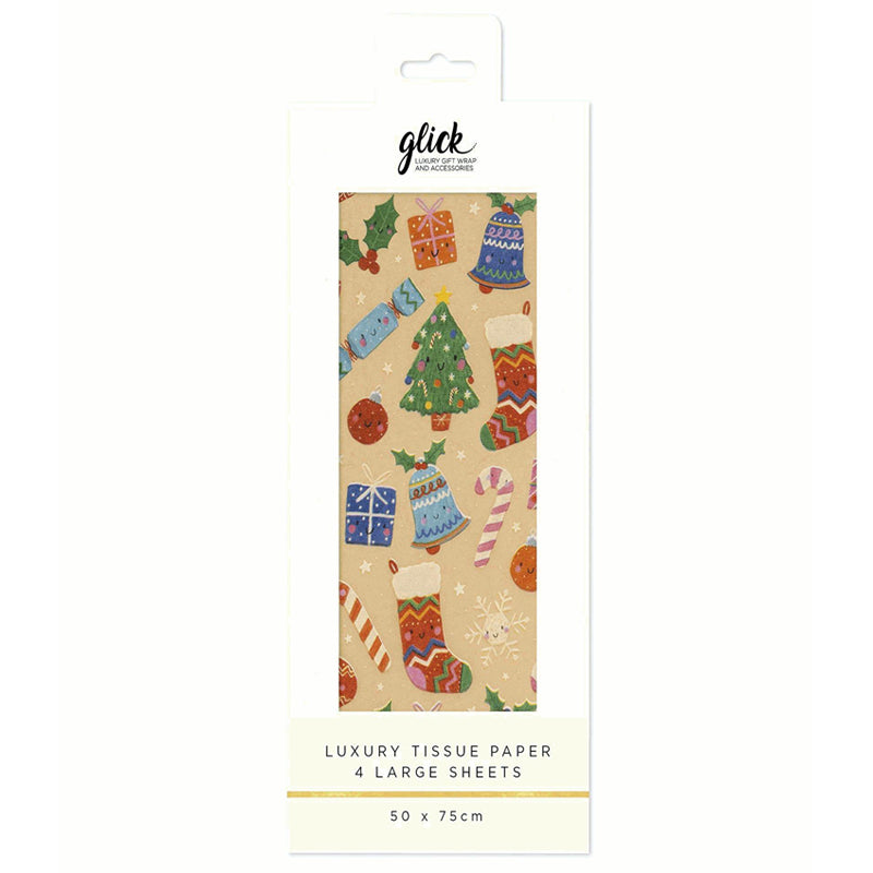 Glick Kraft Whimsical Luxury Tissue Paper (Pack of 4) image 0