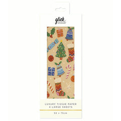 Glick Kraft Whimsical Luxury Tissue Paper (Pack of 4) image 0