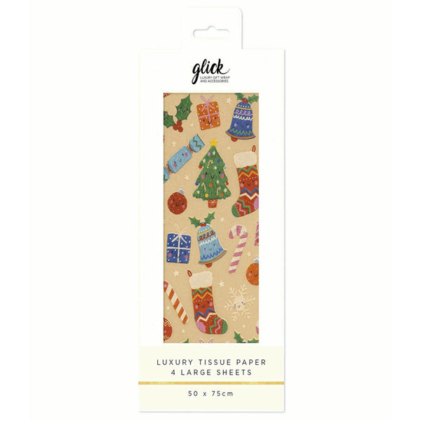 Glick Kraft Whimsical Luxury Tissue Paper (Pack of 4) image 0