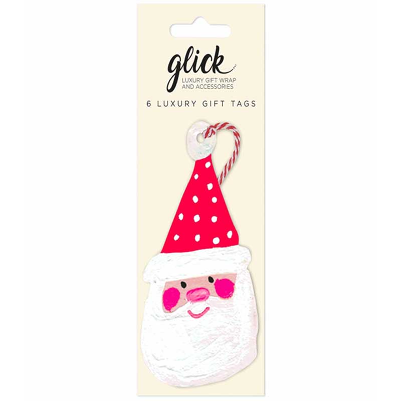 Glick Father Christmas Gift Tags (Pack of 6) image 0