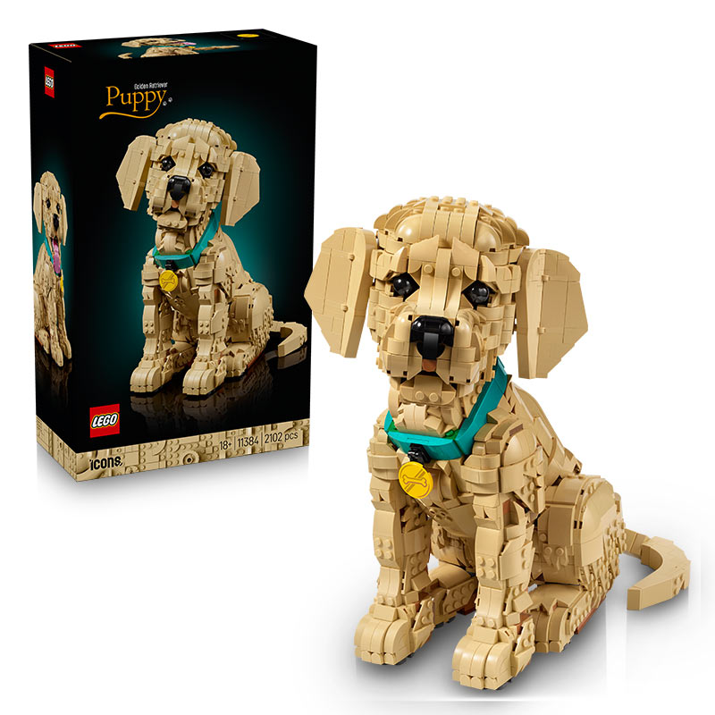 LEGO® Icons Golden Retriever Puppy (11384) image 0