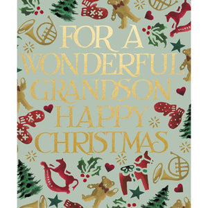 Woodmansterne Wonderful Grandson Christmas Card image 0