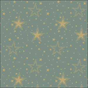 Ambiente Paper Napkins - Gold & Sage Night Sky (Pack of 20) image 0