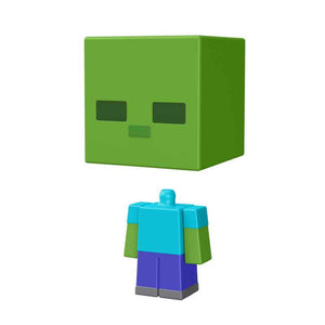 Minecraft Mob Head Mini Action Figure Zombie image 2