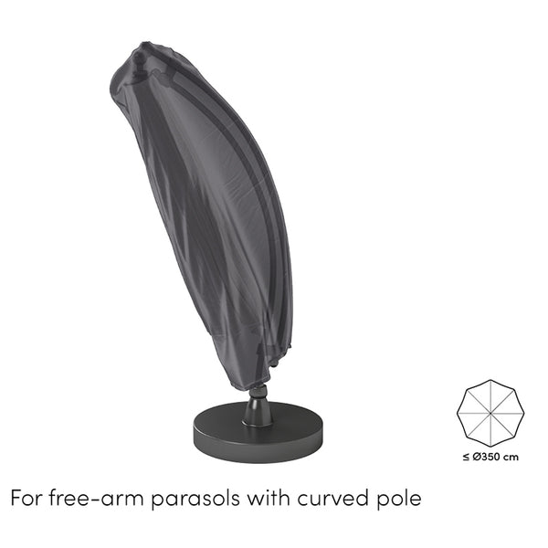 Platinum Aerocover for Free Arm Side Post Parasol - 240 x 68cm image 4
