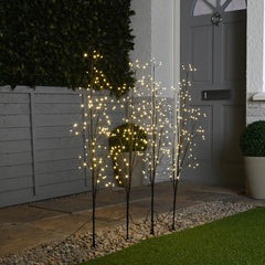 Festive Lit Twig Pathfinders (Set of 4) image 0