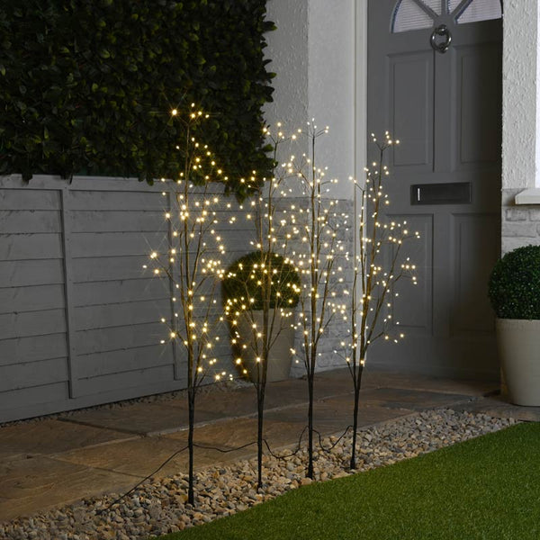 Festive Lit Twig Pathfinders (Set of 4) image 0