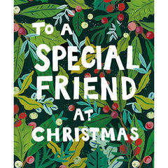 Woodmansterne Special Friend Foliage Christmas Card image 0