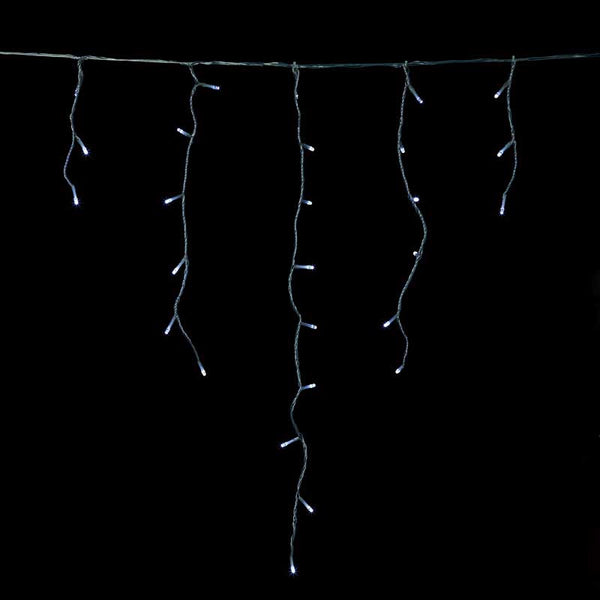 Premier 720 LED SNOWING ICICLEBRIGHTS with Timer - White image 4