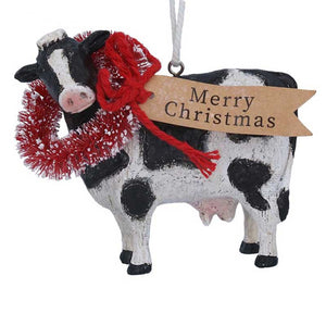 Gisela Graham Resin Farm Animal with Wreath (Assorted Designs) image 3