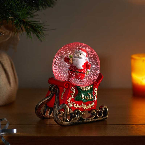 Three Kings Santa Sleigh Lit SnowSpheres (Assorted Designs) image 3