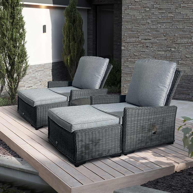 Supremo Vienna Deluxe Dual Recliner Set for Two image 0