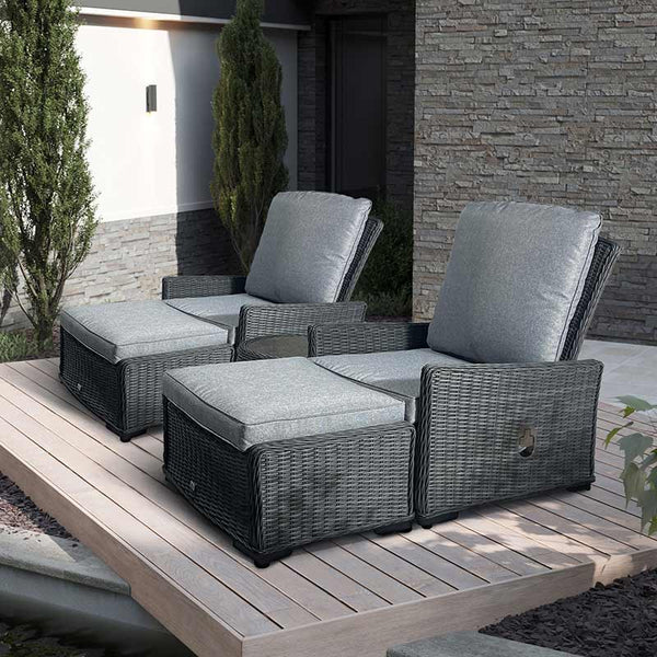Supremo Vienna Deluxe Dual Recliner Set for Two image 0