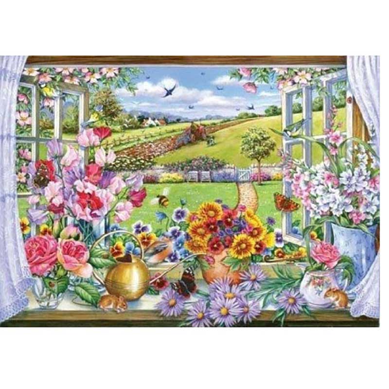 House of Puzzles Room With A View 1000 Piece Jigsaw Puzzle image 0