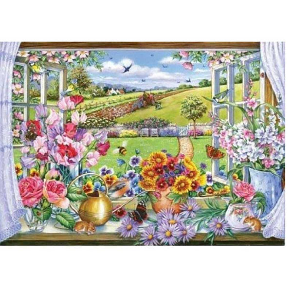 House of Puzzles Room With A View 1000 Piece Jigsaw Puzzle image 0