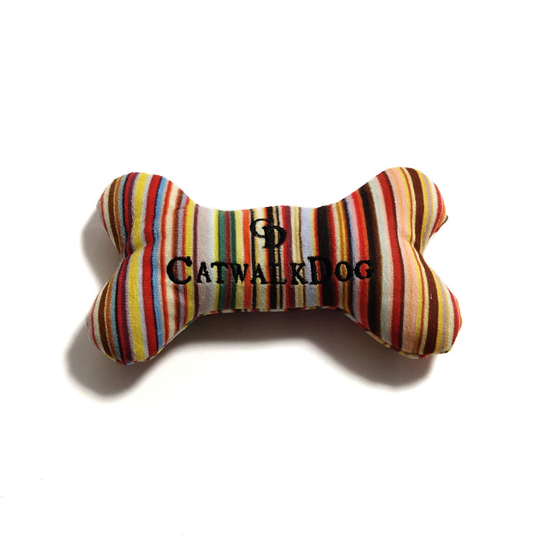 CatwalkDog Paw Smith Bone Plush Dog Toy image 0