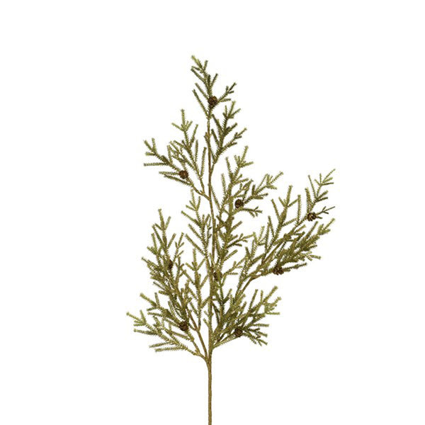 Everlands Green & Gold Pine Spray (85cm) image 0
