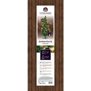 Everlands Fibre Optic Durham Pre-Lit Christmas Tree - 5ft image 2