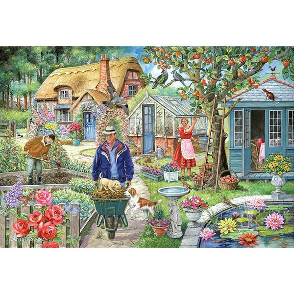 House of Puzzles No.1 In The Garden 1000 Piece Jigsaw Puzzle - Find The Differences image 0