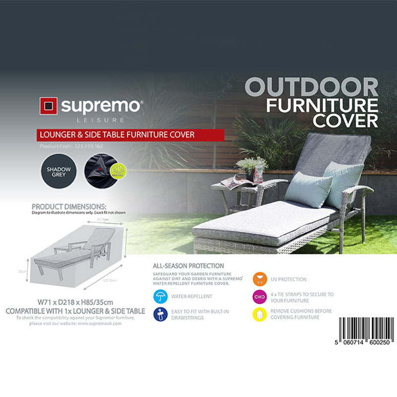 Supremo Cover for Lounger &amp; Side Table Set image 0