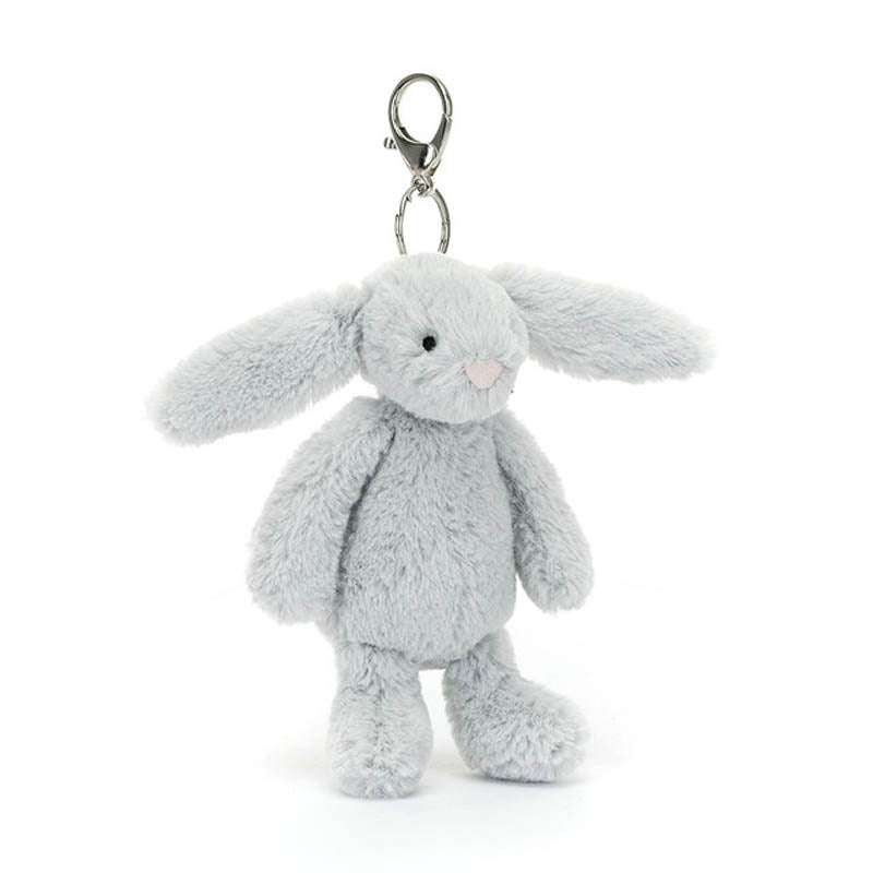 Jellycat Bashful Silver Bunny Bag Charm image 0
