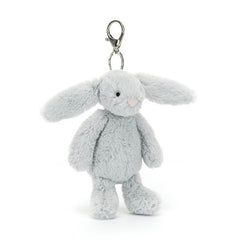 Jellycat Bashful Silver Bunny Bag Charm image 0
