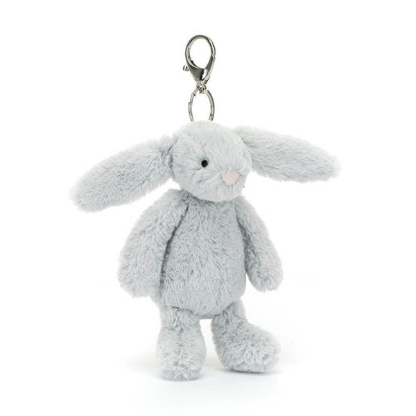 Jellycat Bashful Silver Bunny Bag Charm image 0