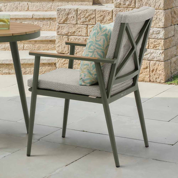 Bramblecrest RHS Wisley Round Bistro Set - Sage image 1
