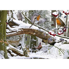 House of Puzzles Winter Wood 500 Piece Jigsaw Puzzle image 0