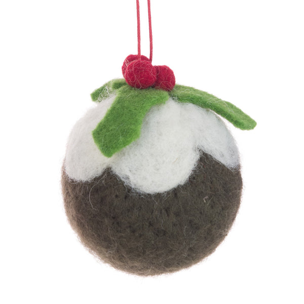 Floralsilk Felt Christmas Pudding image 0