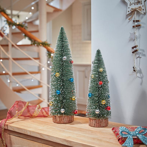 Three Kings Bauble Frosted Fir Tree image 0