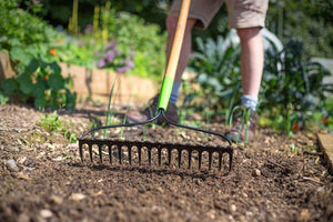 AMES Double Sided Soil Rake image 1