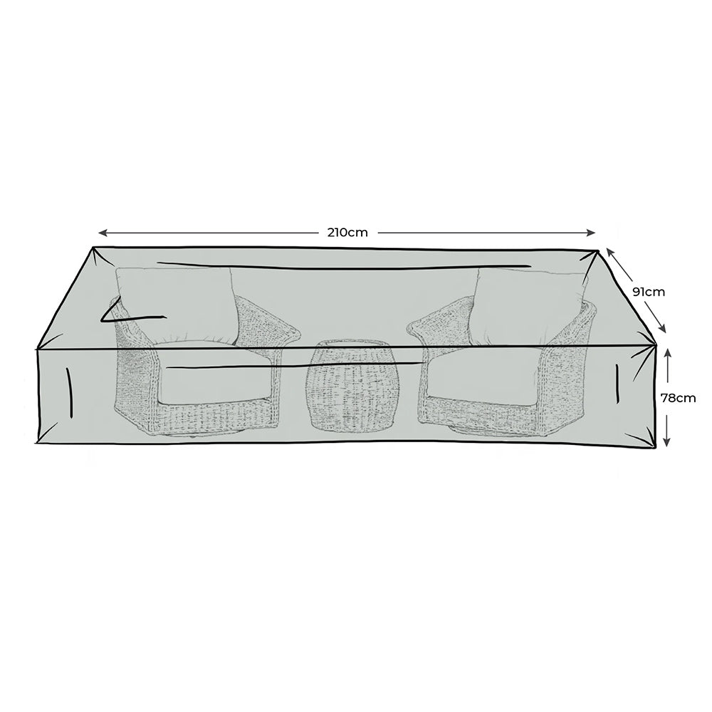 Orchard Life All-Weather Furniture Cover for Mulberry Swivel Barrel Set image 0