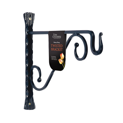 Tom Chambers Twisted Black Bracket - 30cm image