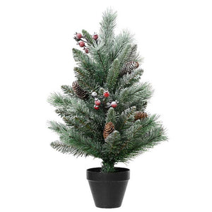 Everlands Mini Frosted Windham Tree - 60cm image