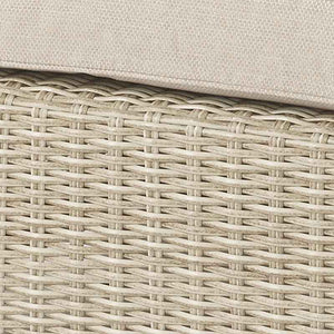 Bramblecrest Monterey Mini Corner Sofa Set in Sandstone Rattan with Dual Height Table image 4
