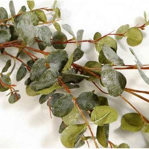 SageDecor Glittered Eucalyptus Garland image 0