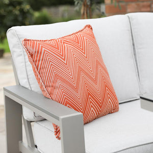 Supremo Melbury Rectangular L-Shaped Corner Modular Outdoor Sofa Set in Taupe image 1