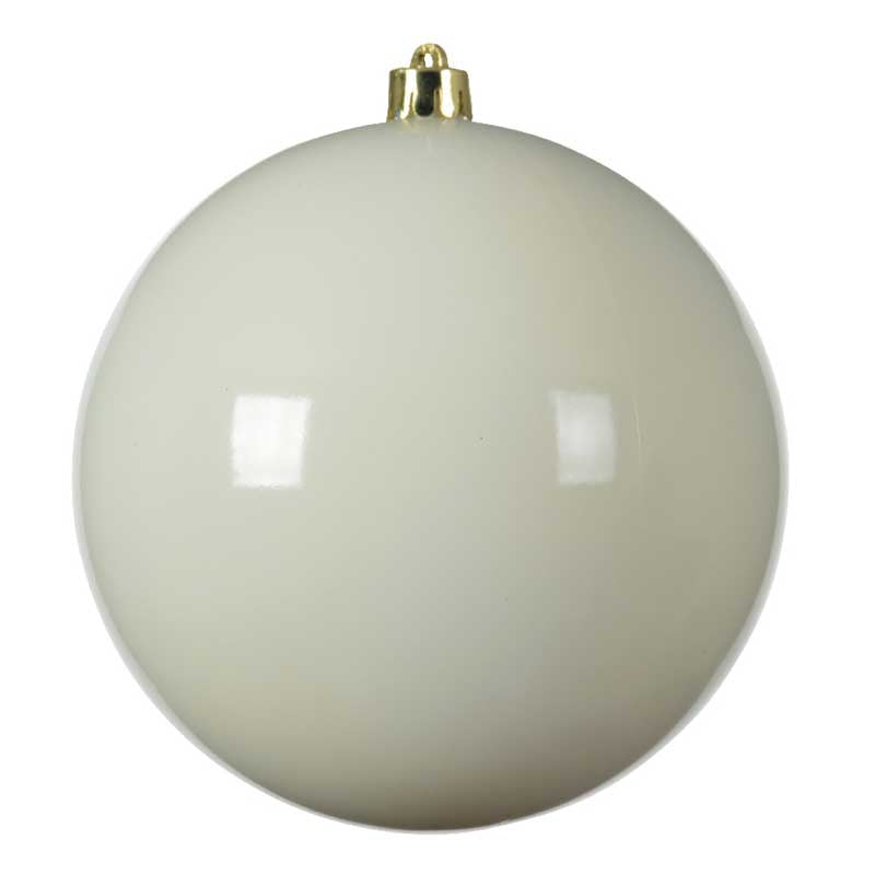 Decoris Large Shatterproof Bauble in Wool White image 0
