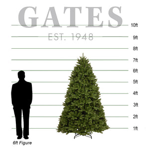 National Tree Newberry Spruce Artificial Christmas Tree - 7.5ft image 1