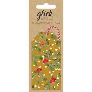 Glick Golden Sprigs Gift Tags (Pack of 6) image 0