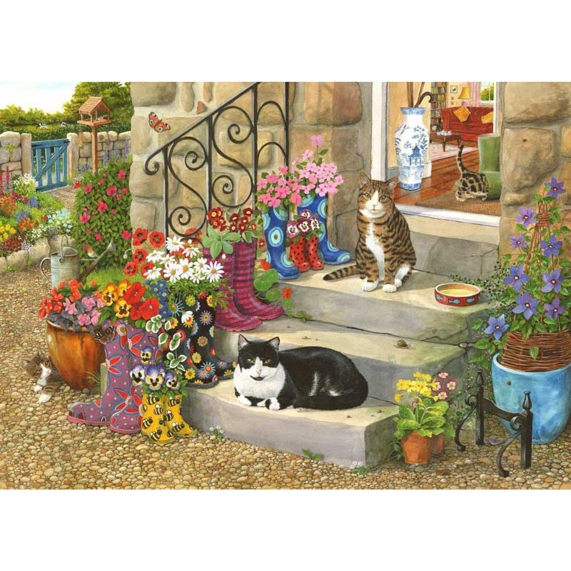 House Of Puzzles Puss 'n' Boots Big 500 Piece Jigsaw Puzzle image 0