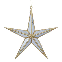 Gisela Graham Gold Glitter Mirror 5-Point Star image 0